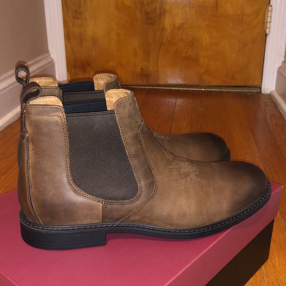 [LIKE NEW] Johnston & Murphy “HOLLIS” XC4 WATERPROOF Chelsea Boot Dual Width ft. - Picture 4 of 15